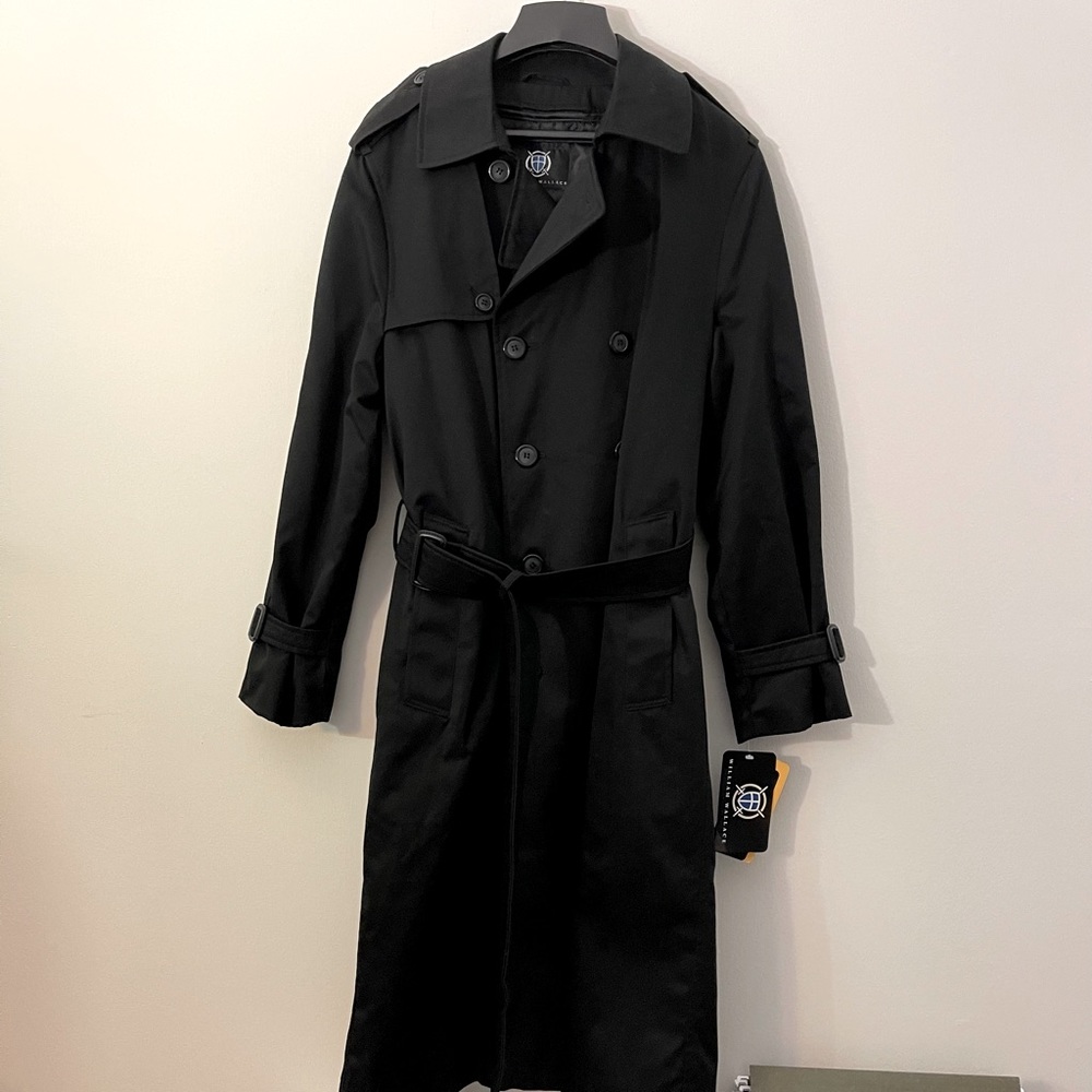 William Wallace Trench Coat Men’s Black